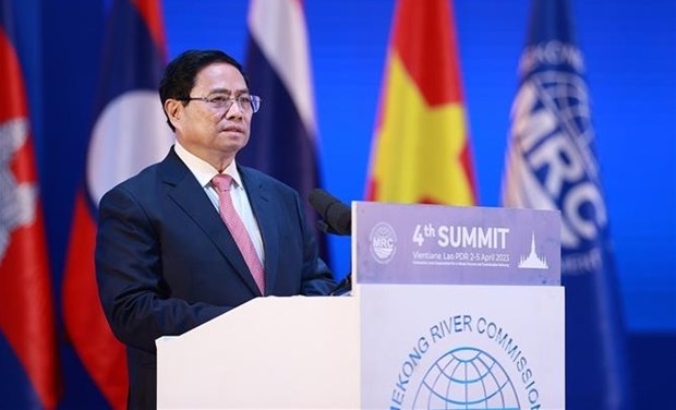 政府总理范明政：越南承诺与各国合作建设繁荣、公正和健康的湄公河流域 hinh anh 1