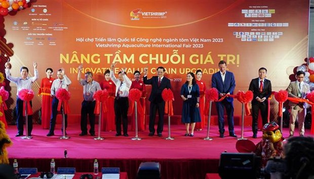 第四届越南国际虾业技术博览会开幕 hinh anh 1
