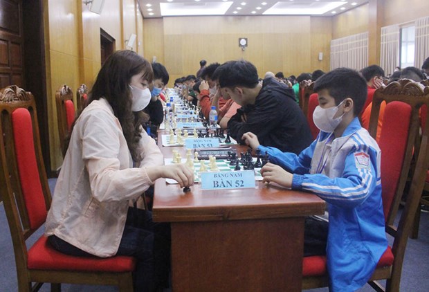 近400名运动员参加2023年国家国家国际象棋团体锦标赛 hinh anh 1