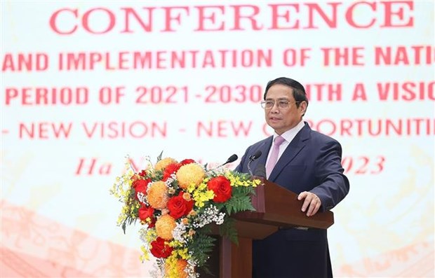 范明政总理主持实施“2021-2030年期间和远景展望至2050年国家总体规划”会议 hinh anh 1