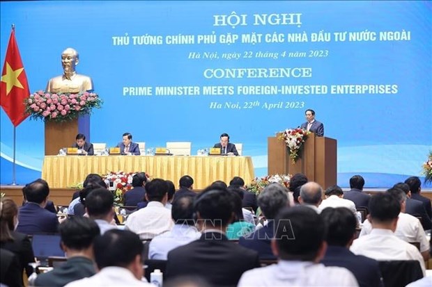 越南政府总理主持召开外资企业见面会 强调成功取决于合作信任与同心协力 hinh anh 2