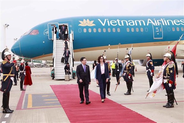 越南国会主席王廷惠开始对阿根廷共和国进行正式访问 hinh anh 1