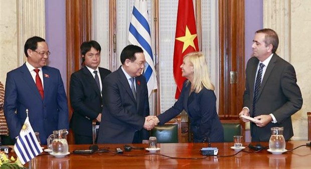 越南国会首次与乌拉圭参众两院签署合作协会 hinh anh 1