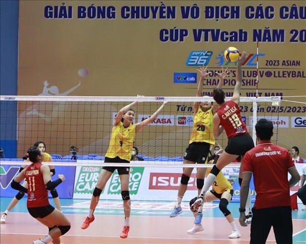 越南获得2023亚洲女子排球俱乐部锦标赛冠军 hinh anh 1