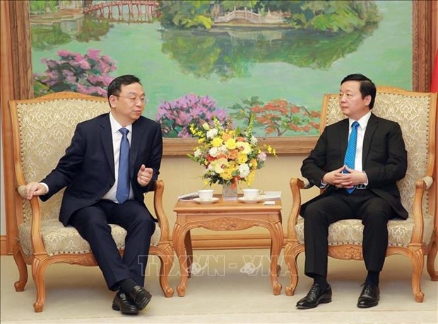 政府副总理陈红河会见中国和日本企业领导 hinh anh 1