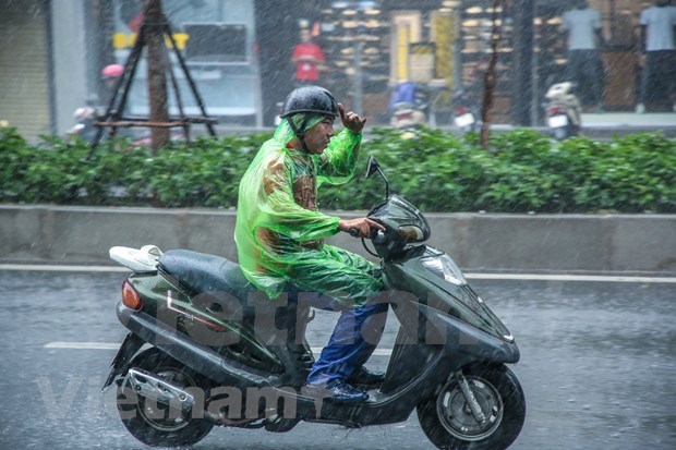 5月8日越南各地均出现下雨和雷暴天气 hinh anh 1
