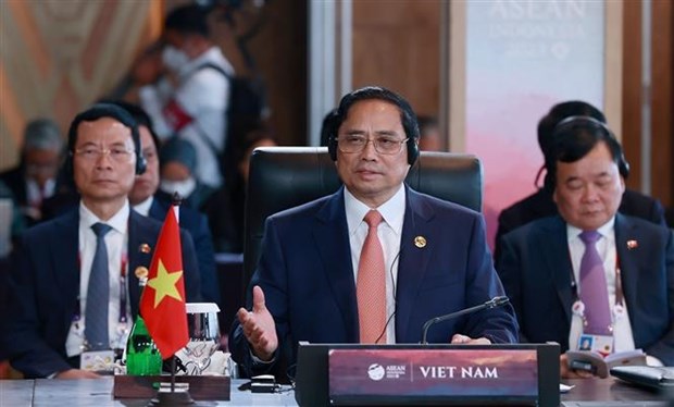 越南政府总理范明政出席第42届东盟峰会开幕式并发表重要讲话 hinh anh 3