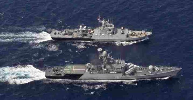 印度和印度尼西亚举行海军联合演习 hinh anh 1