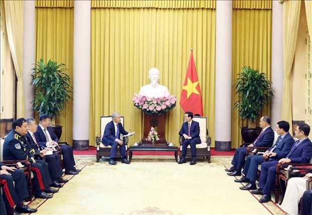越南国家主席武文赏会见蒙古国家安全委员会秘书扎丹巴·恩赫巴亚尔 hinh anh 1