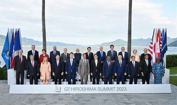 范明政总理出席七国集团峰会扩大会议并对日本进行工作访问在多边和双边层面均取得了圆满成功 hinh anh 1