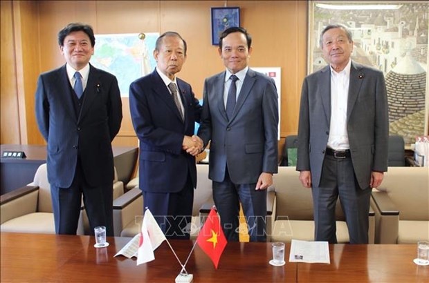 越南政府副总理陈流光对日本进行工作访问 hinh anh 2