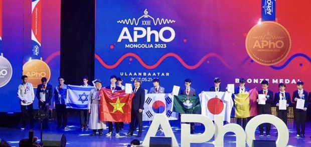 4名越南学生在亚洲物理奥林匹克竞赛均夺得铜牌 hinh anh 1