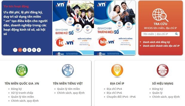 越南：2023年6月1日起网站注册或维持.vn域名费用可享优惠 hinh anh 1