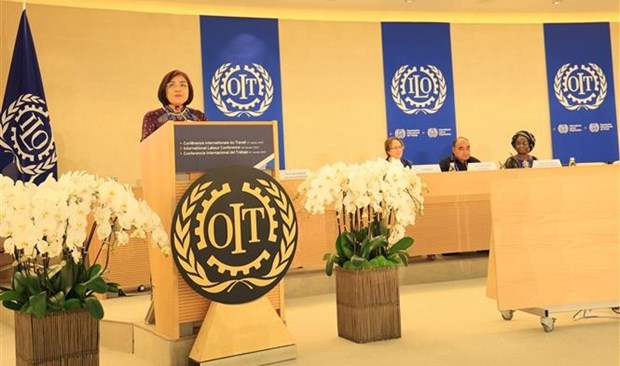 越南出席国际劳工组织第111届年会 重视加强社会保障体系建设 hinh anh 1