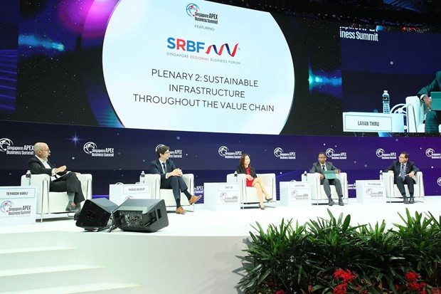 新加坡工商联合总会首次在越南举行新加坡区域商业论坛 hinh anh 1