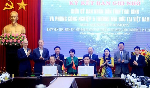 越南太平省与德国加强投资与合作 hinh anh 3