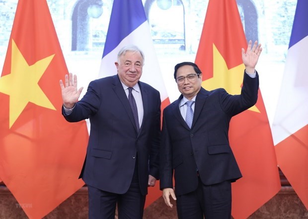 越南领导人向法国领导人致国庆贺电 hinh anh 1