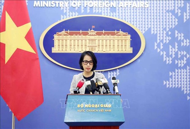外交部例行记者会：谴责在菲律宾侮辱越南国旗行为 hinh anh 1