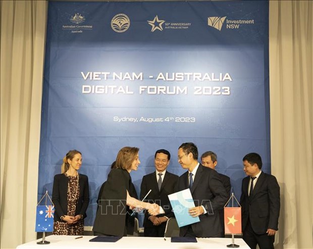 2023年越南-澳大利亚数字论坛：推动越南数字企业走向世界 hinh anh 1