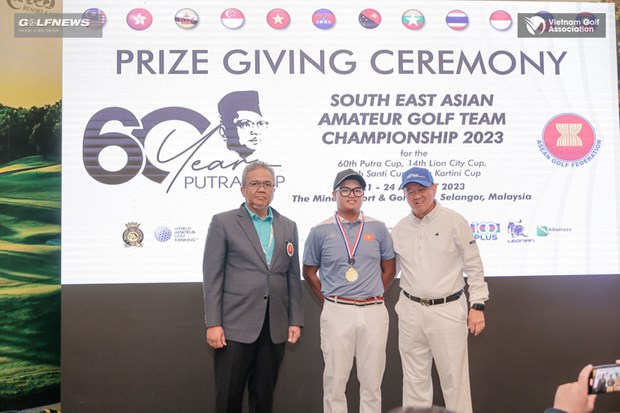 越南高尔夫在2023年东南亚团体业余锦标赛中获得两枚奖牌 hinh anh 1