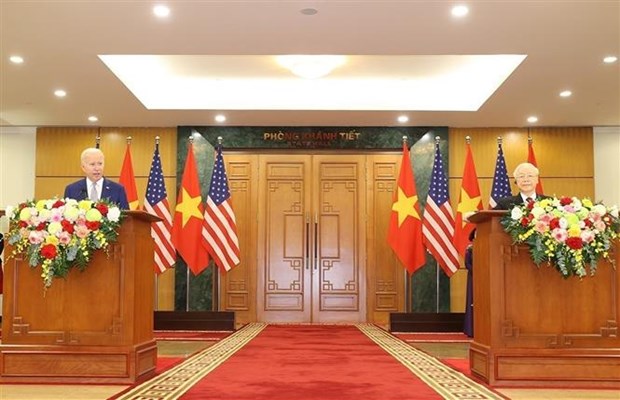 越南与美国关于将两国关系提升为全面战略伙伴关系的联合声明（全文） hinh anh 7