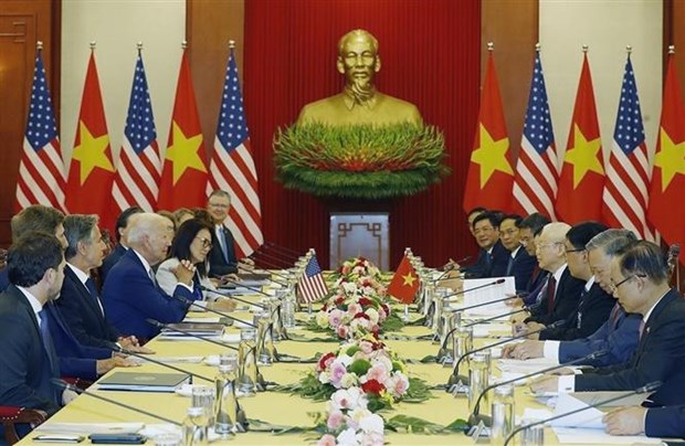越南与美国关于将两国关系提升为全面战略伙伴关系的联合声明（全文） hinh anh 6