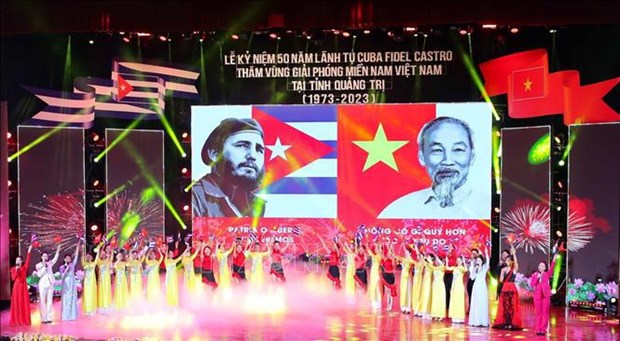 古巴领袖菲德尔·卡斯特罗访问越南南方解放区50周年庆典隆重举行 hinh anh 1