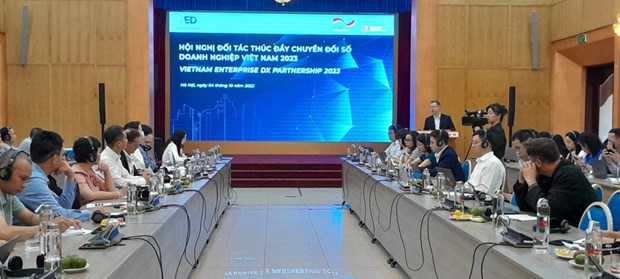 “2023年越南企业数字化转型合作伙伴”会议在河内召开 hinh anh 1