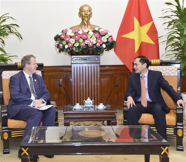 越南外交部长裴青山会见英国苏格兰事务大臣阿利斯特·杰克 hinh anh 2
