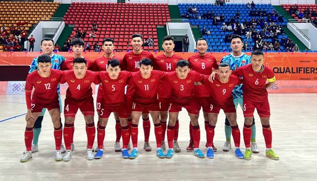 越南队以三战全胜的成绩晋级2024亚足联五人制足球亚洲杯决赛 hinh anh 2