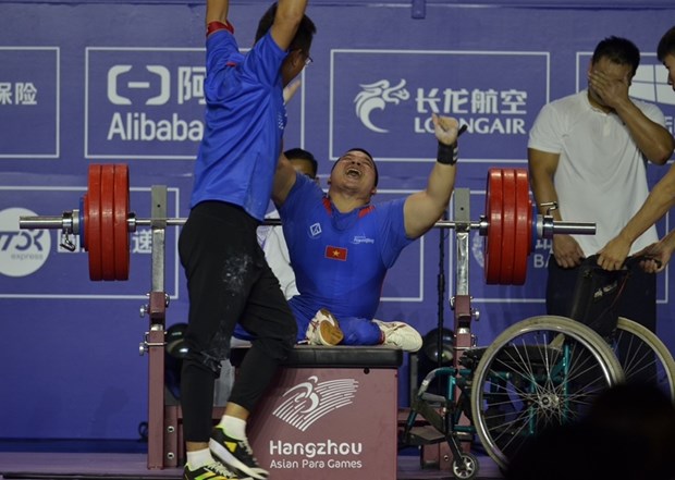 2023年亚残运会：越南体育代表团获得第二枚奖牌 hinh anh 1