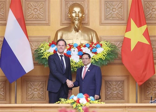 荷兰首相马克·吕特圆满结束对越南的正式访问 hinh anh 1