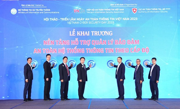 越南信息安全等级保护管理支撑平台正式揭牌成立 hinh anh 1