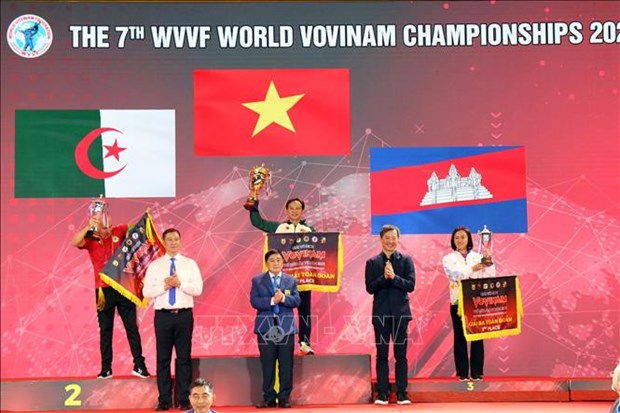 2023年第七届世界越武道锦标赛：越南队奖牌排名第一 hinh anh 1