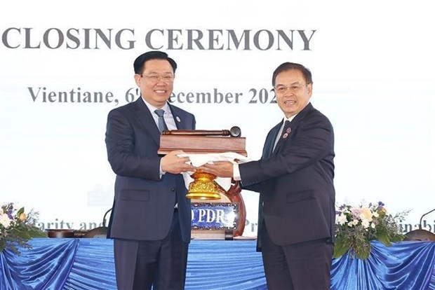 首届柬老越三国国会高层会议取得圆满成功 hinh anh 1