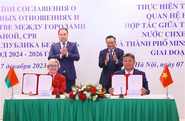 越南河内扩大与白俄罗斯首都明斯克的合作关系 hinh anh 2