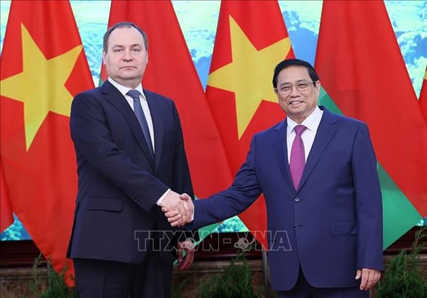 白俄罗斯共和国总理圆满结束对越南的正式访问 hinh anh 1