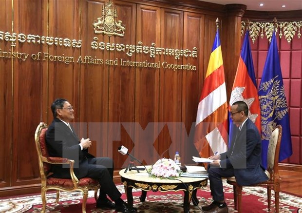 柬埔寨副首相兼外交大臣索菲亚：深化越柬传统友谊 致力于两国人民的繁荣与发展 hinh anh 1