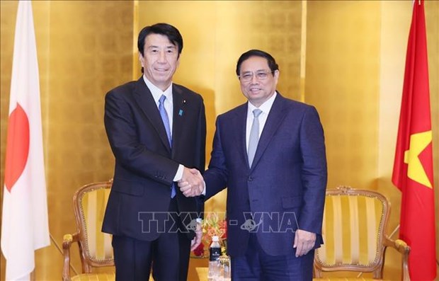 越南政府总理范明政就绿色转型与日本企业进行座谈 hinh anh 3