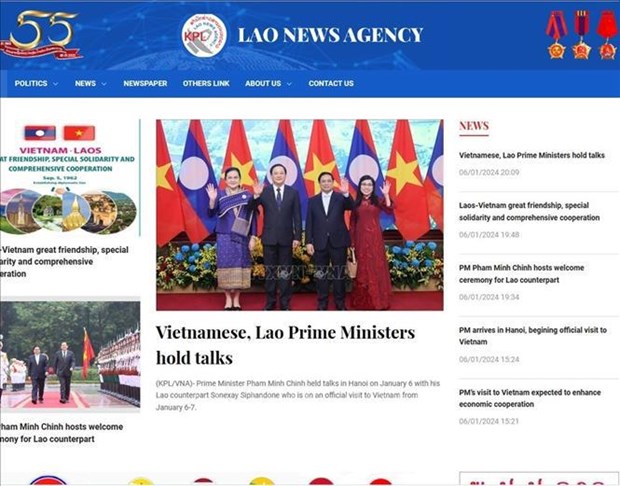 老挝媒体密集报道越南与老挝的特殊关系 hinh anh 1