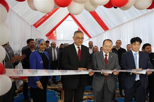 越南企业在埃及的首家生产厂正式落成 hinh anh 1