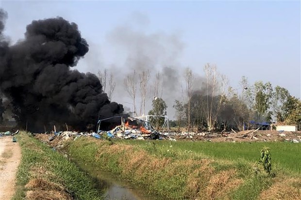 泰国烟花厂爆炸案:目前仍未发现幸存者 hinh anh 1