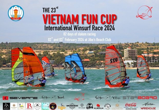 2024年第23届越南国际帆板比赛正式启动 hinh anh 1