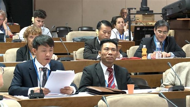 越南代表团出席第二届左翼政党和运动理论出版物国际会议 hinh anh 1