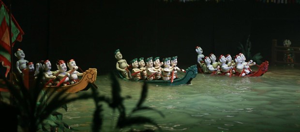 越南木偶戏每天晚上在富国岛黄昏镇免费演出 hinh anh 2