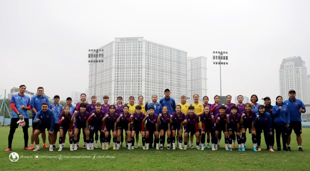 越南女足为2024年U20女足亚洲杯决赛做好准备 hinh anh 1