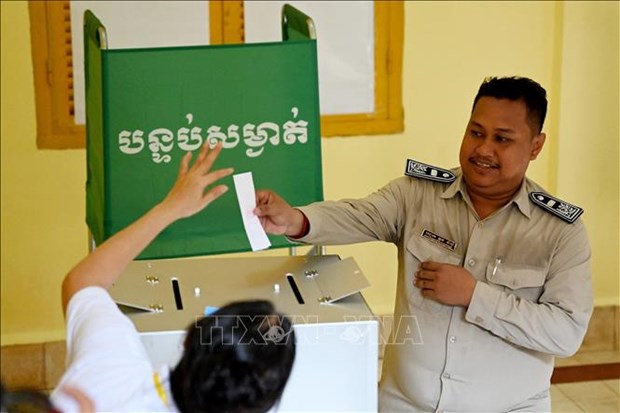 柬埔寨第5届参议院选举初步结果对外公布 hinh anh 1