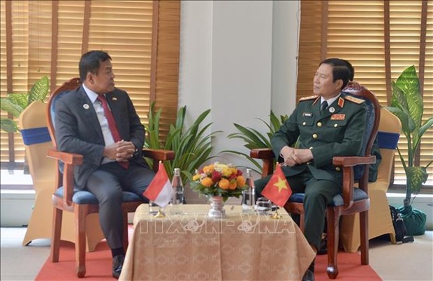 越南国防部加强与印尼、菲律宾国防部的合作 hinh anh 1