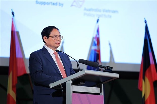 越南政府总理范明政呼吁澳大利亚企业投资越南新增长动力 hinh anh 1