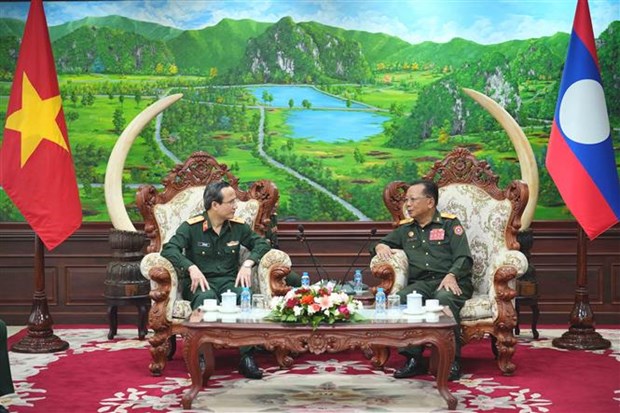 老挝领导人高度评价越老军事医学领域的合作关系 hinh anh 1